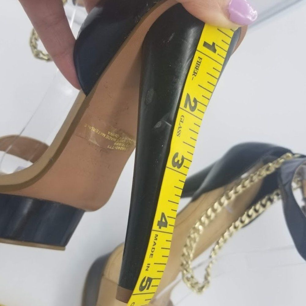 Colin Stuart Chain AnkleStrap Platform Heel/Size 7 - Picture 12 of 13